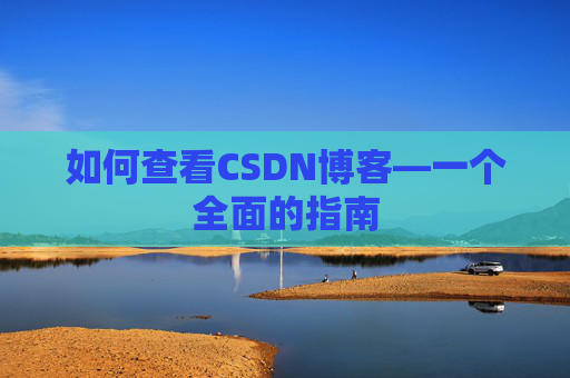 如何查看CSDN博客—一个全面的指南